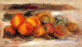 Pierre Auguste Renoir : Still Life with Peaches II
